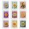 Stupell Industries Traditional Pasta Plates Cuisine 9pc Canvas Set Design by Andreas Magnusson